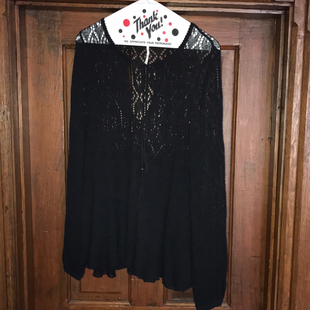 Free People Crocheted Top